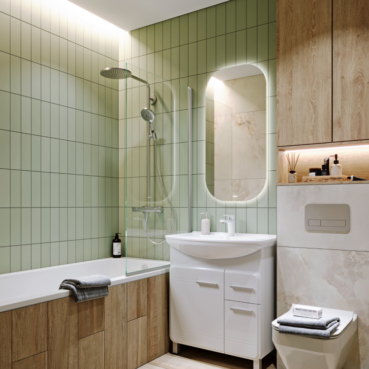 "Soul" зеркало с подсветкой, , ТМ «AQWELLA» SOUL0255 