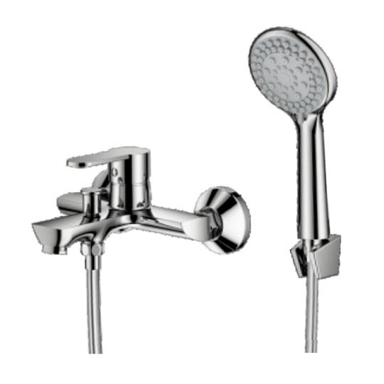 Смеситель Prohanss P64.30 для ванны и душа  монолитный, хром