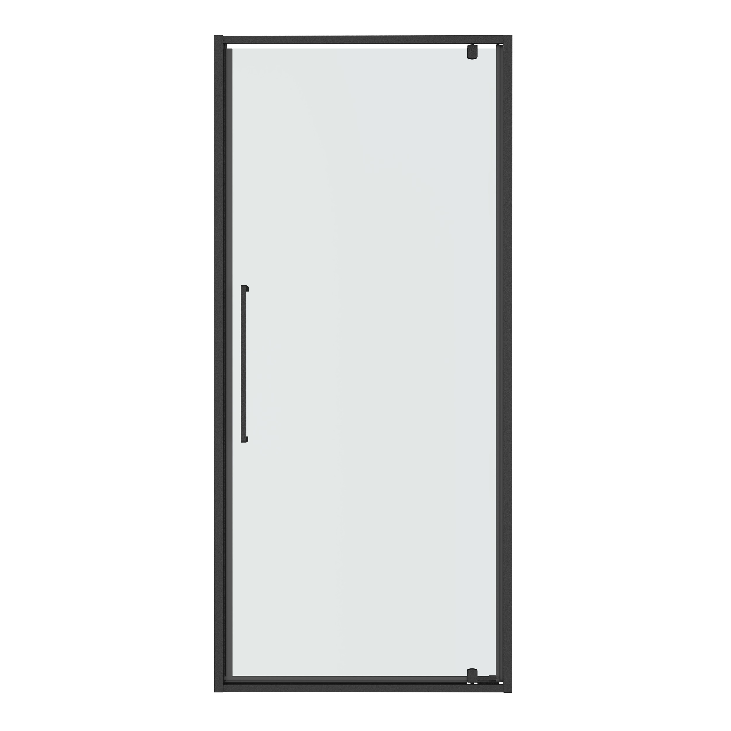 Дверь в нишу Niagara Nova (100х195) распашная,графит,стекло прозрачное,1 место NG-35-10AGR 