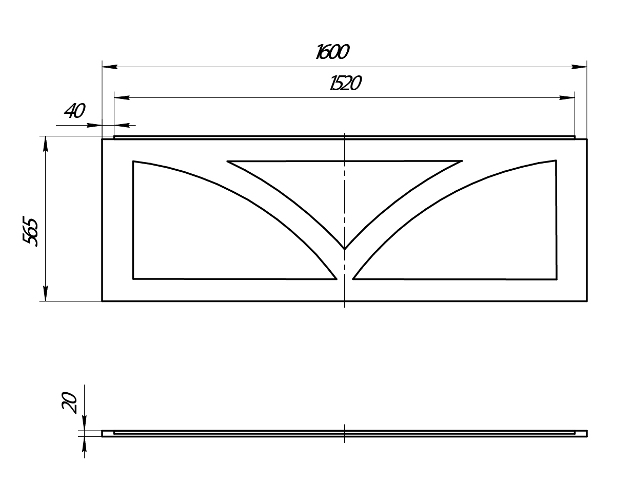 Панель "ELEGANCE" / "CLASSIC" / "Modern" 160 А