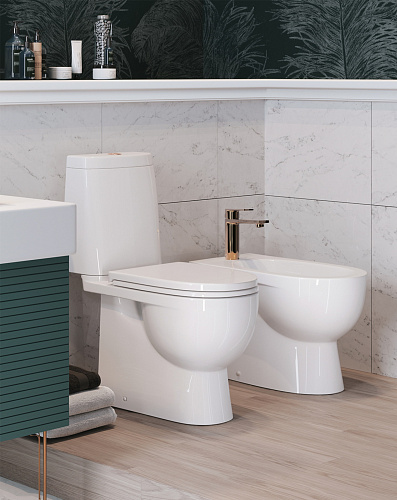 Унитаз-компакт Sanita Luxe Fest с сиденьем Soft Close FSTSLCC01040622