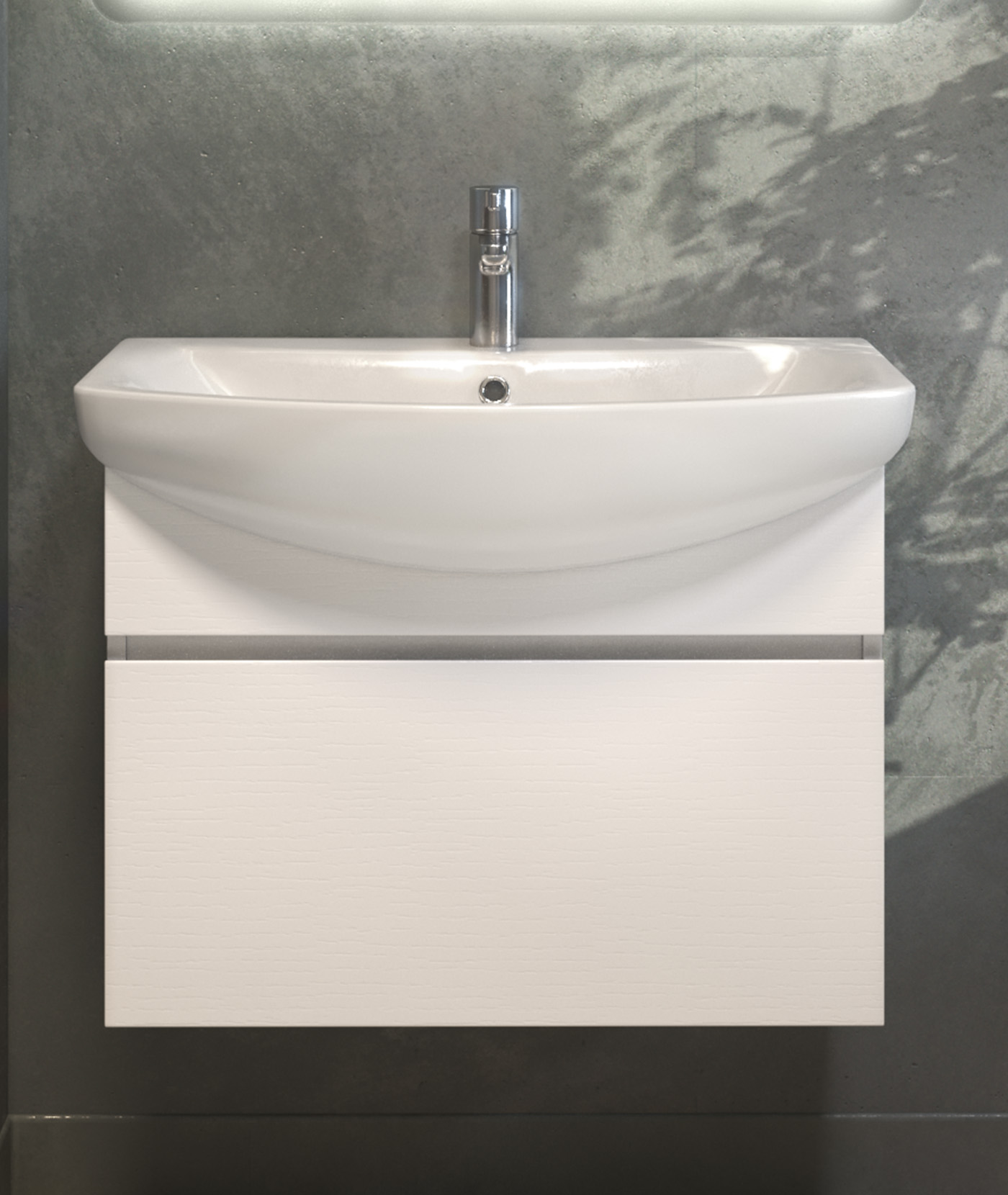 Тумба Wing 700-0-1 (Балтика) подвесная белая