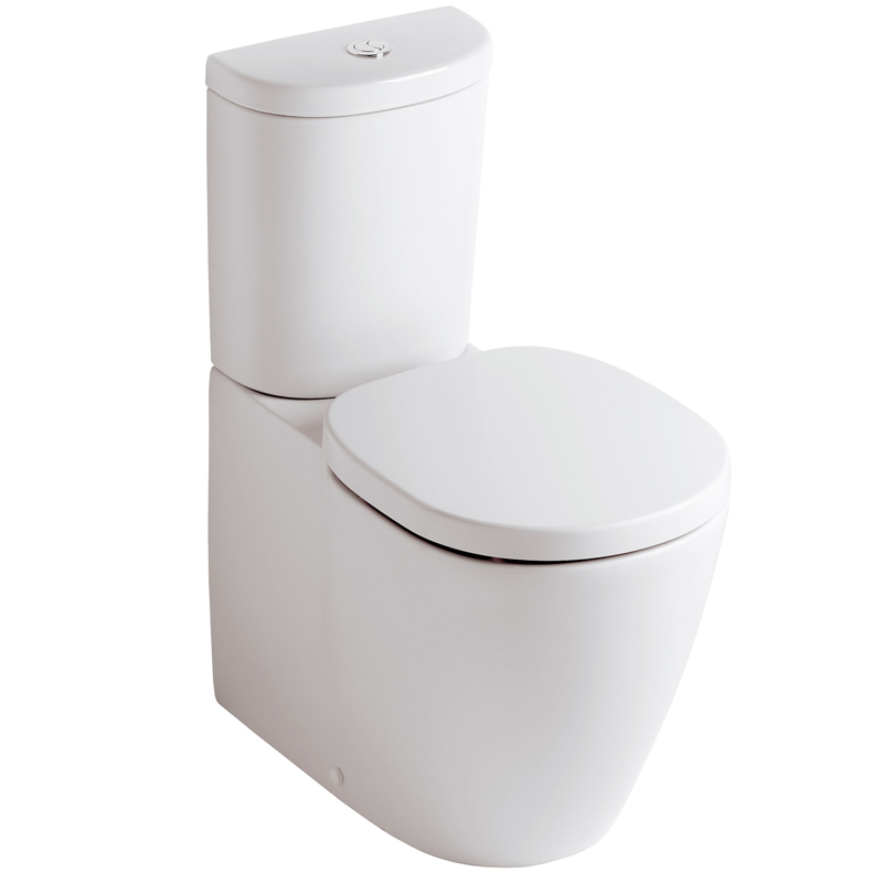 CONNECT AQUABLADE Напольный пристенный унитаз без бачка E039701