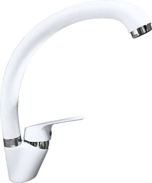 Смеситель для кухни боковой D-35mm (иней)