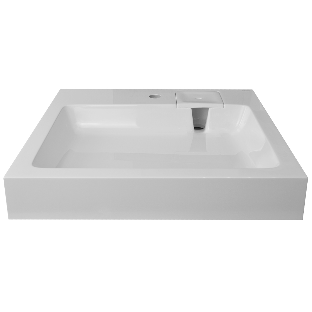 Раковина Azario Beta NEW 600х550х100 литьевой мрамор, сифон в комплекте, белая (CS00086605) в магазинах СантехГид