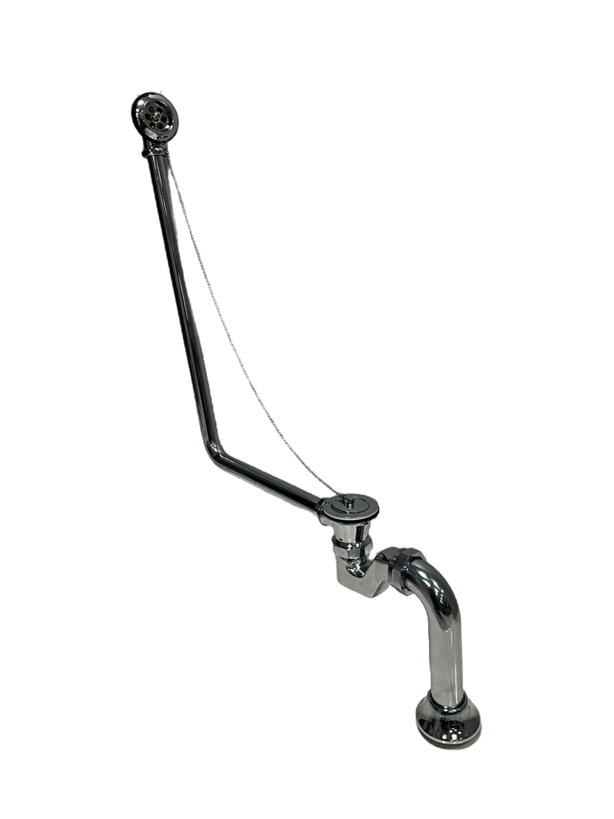 Washbasin 3001.01 CR Слив-перелив 95* для отдельностоящих ванн (Атрия, Ретро, Капри, Мальборо, Монако, Лотус, Прима), хром