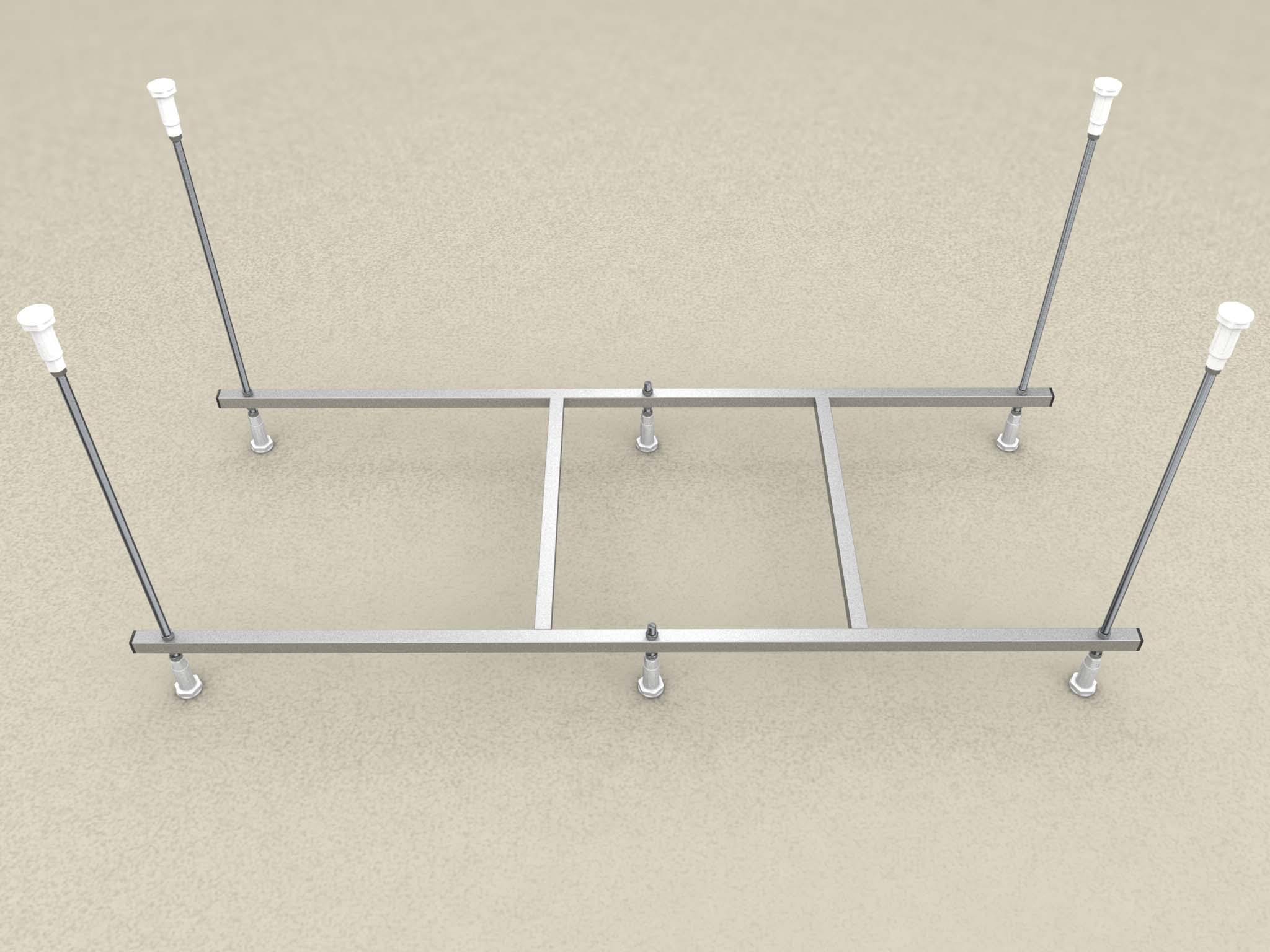 Сборный каркас к ванне Мия 120см (шпильки)