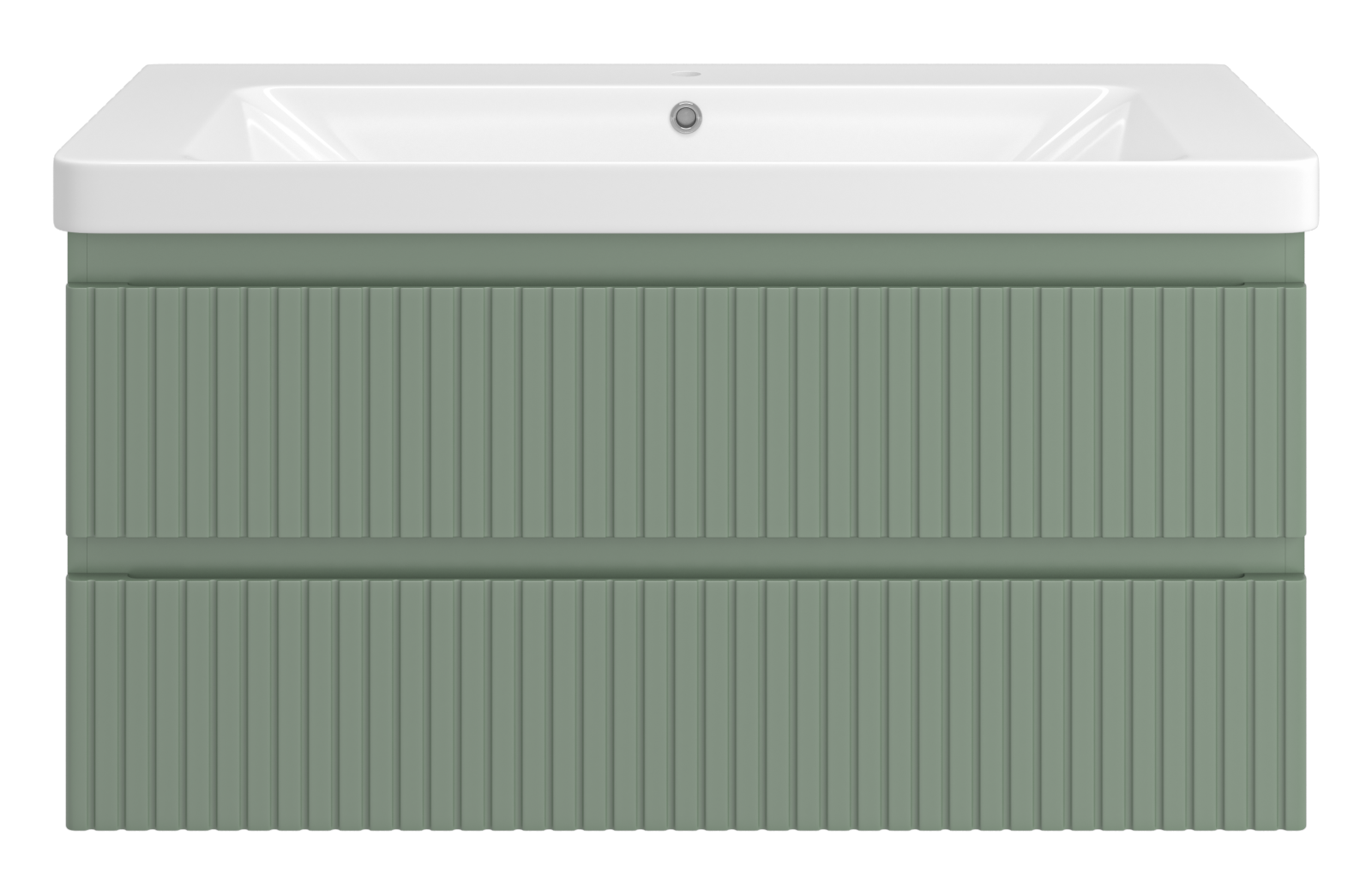 Тумба под раковину Brevita Victory 105 подвесная (зеленая)