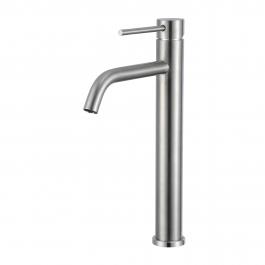 Смеситель для раковины высокий сатин FRAP F10807-2