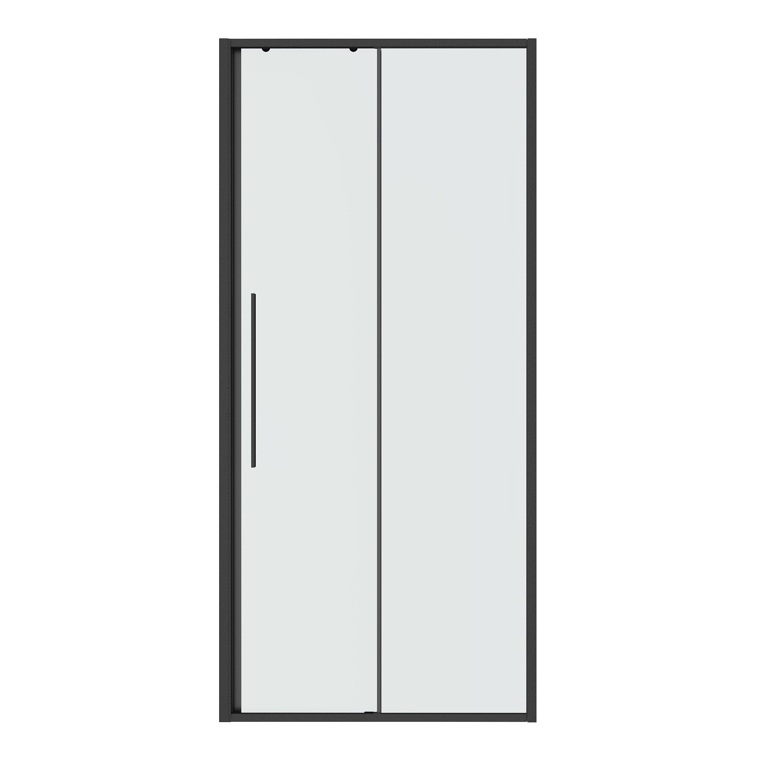 Дверь в нишу Niagara Nova NG-34-9AGR (90х195) раздвижная,графит,стекло прозрачное,1 место 