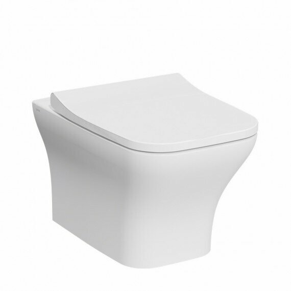 Zentrum Square Подвесной безободковый SmoothFlush унитаз без сиденья 7484B003-0075