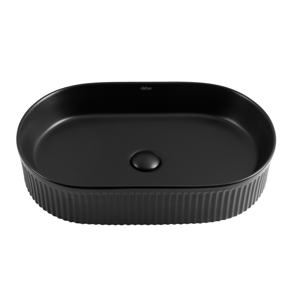 Раковина накладная ABBER Bequem AC2116MB черная матовая в магазинах СантехГид
