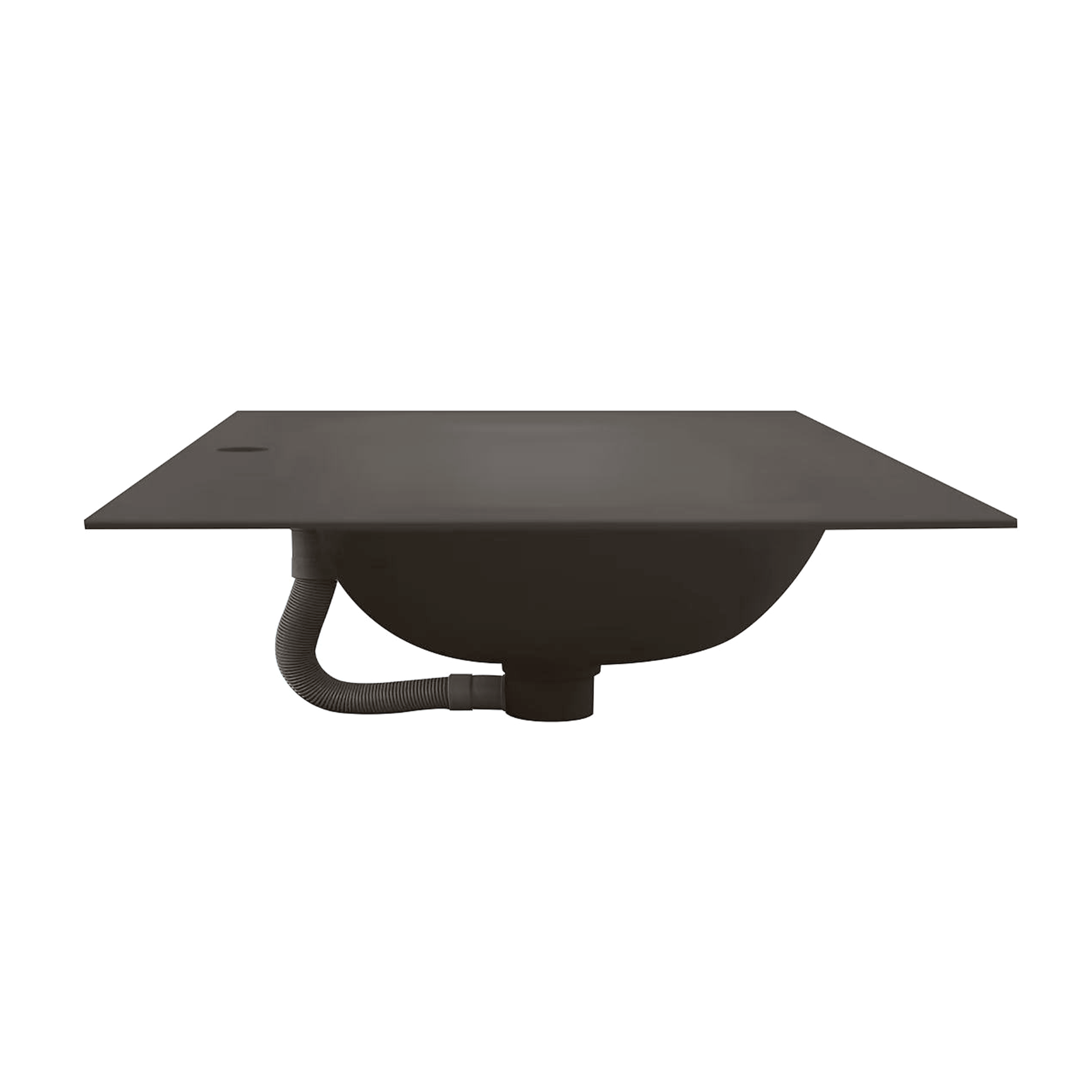 Раковина из авиаля Oliveeka M115B70 темный коричневый в магазинах СантехГид