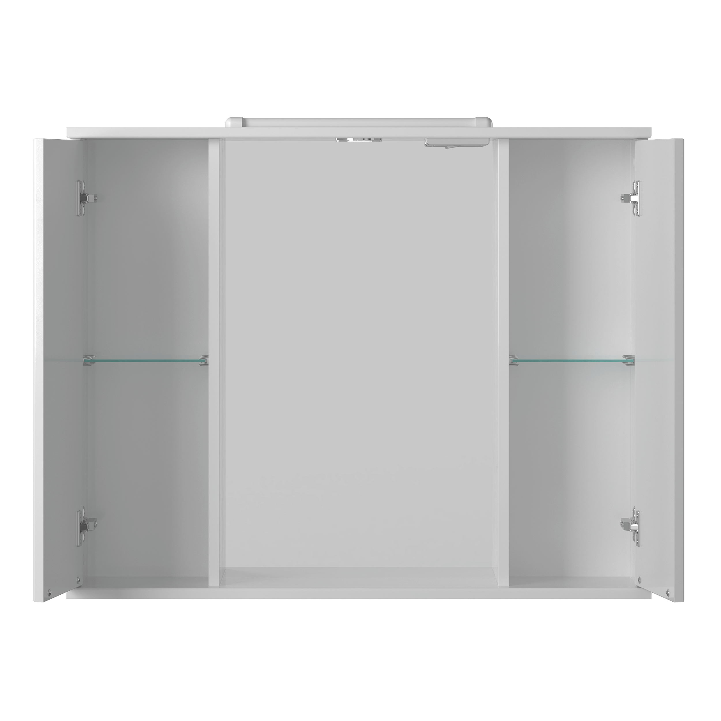 Зеркальный шкаф Briz Бриз 
правый 85 см, белый глянец