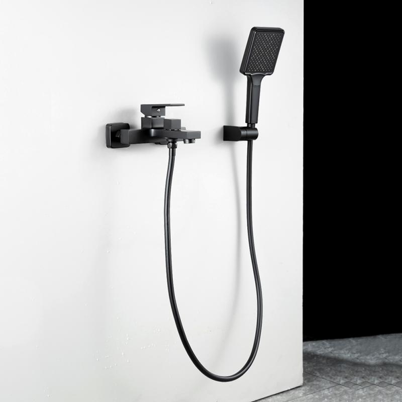 Смеситель для ванны черный FRAP F3291-26