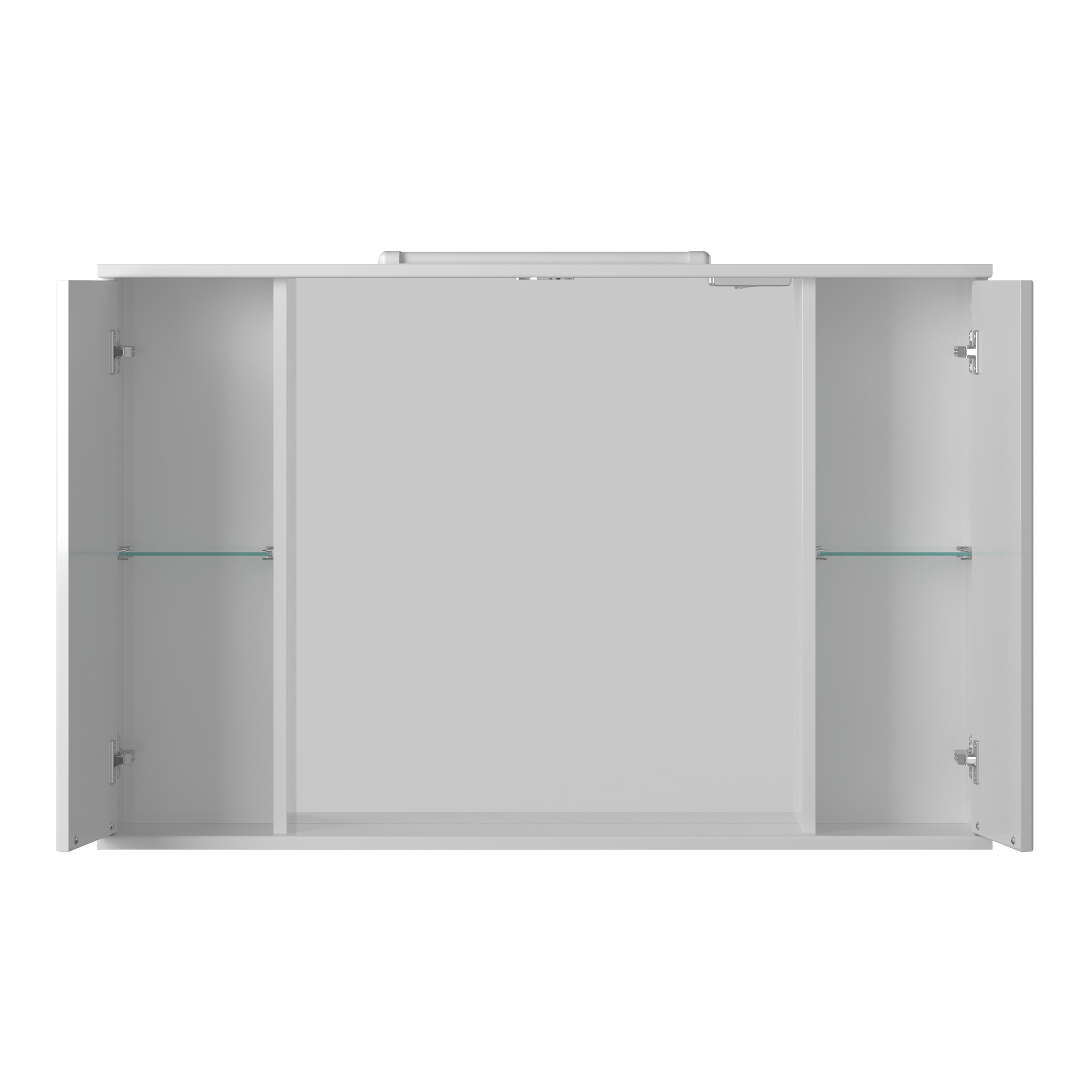 Зеркальный шкаф Briz Бриз
105 см, белый глянец