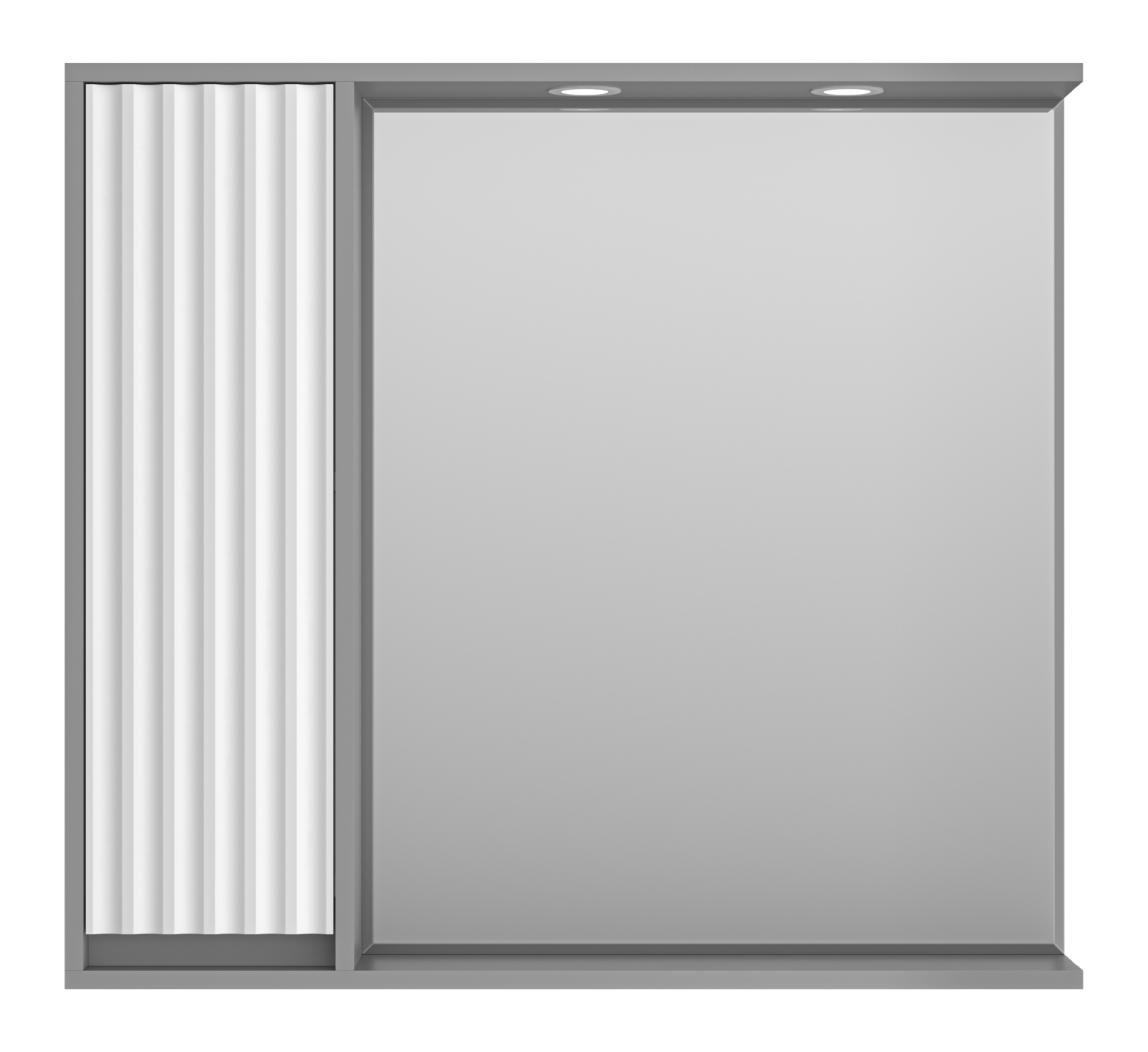 Зеркало-шкаф BALATON - 90 левый, комбинированный