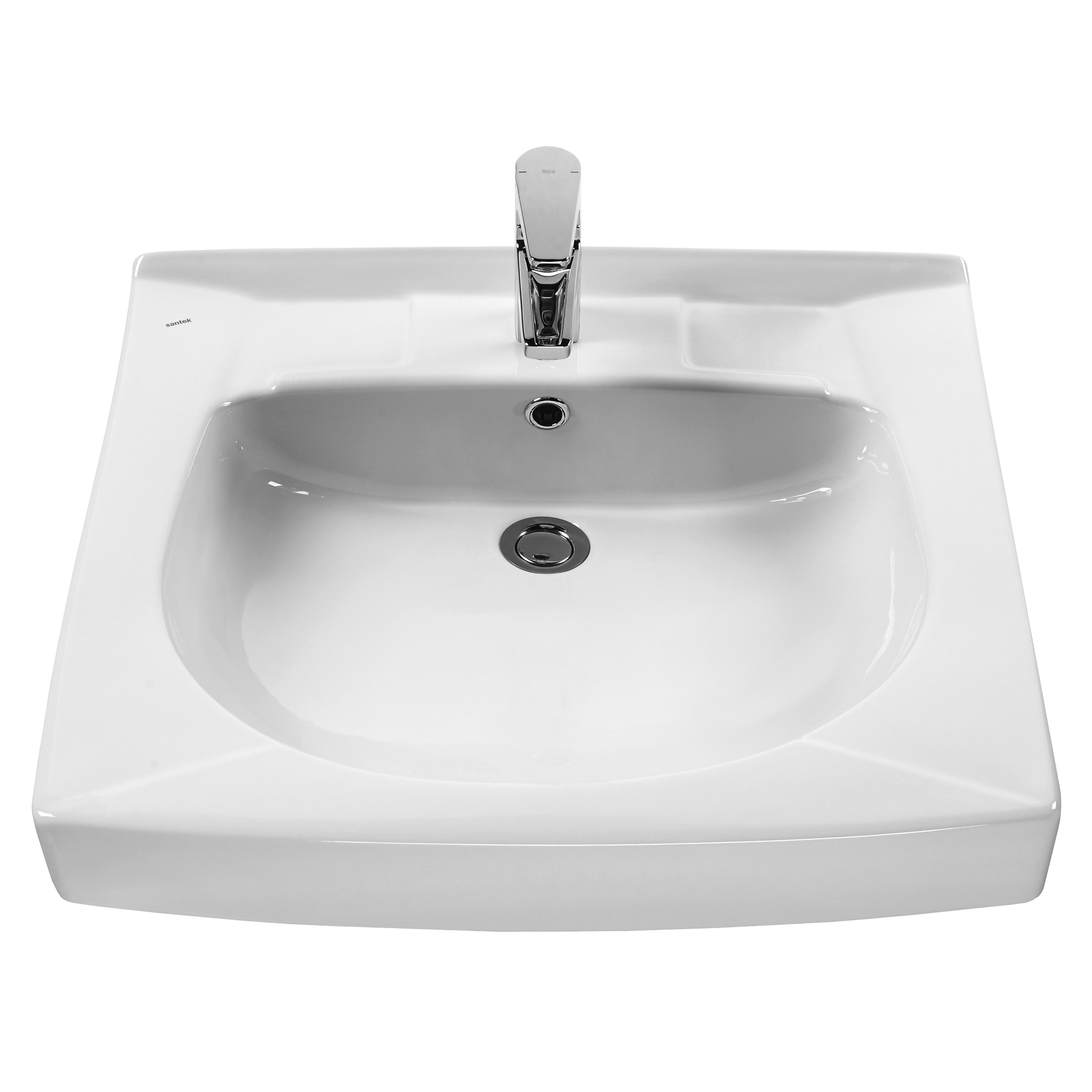 Раковина Santek Пилот 60х60 без кронштейнов и сифона 1WH110572 в магазинах СантехГид