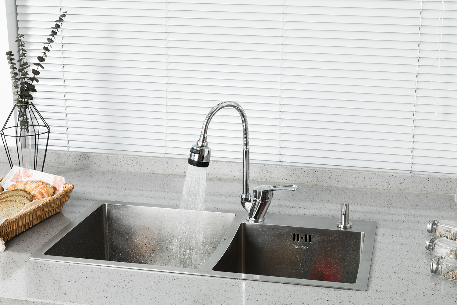 Смеситель для кухни хром FRUD R41055-1