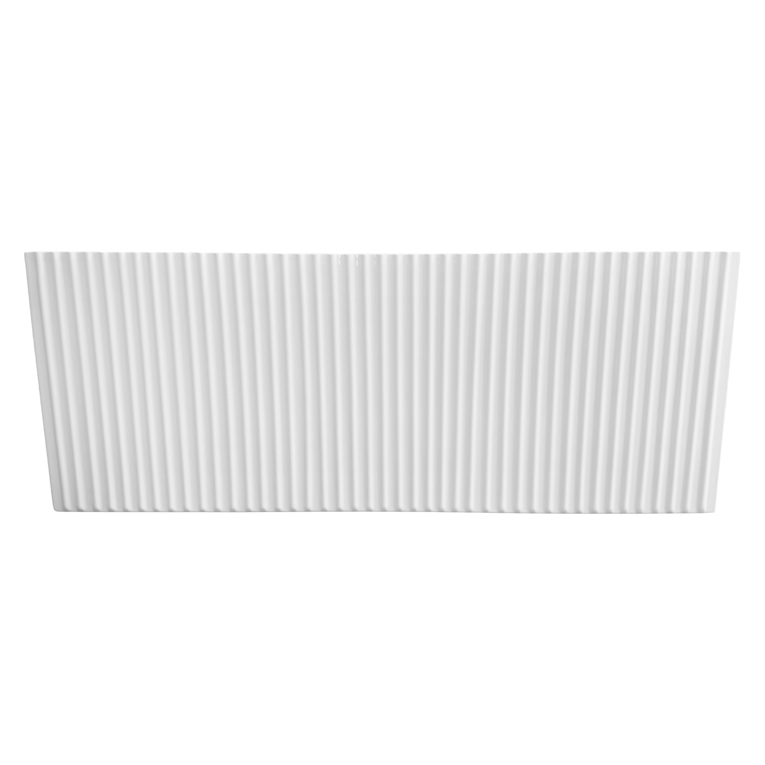 Ванна акриловая Azario KATRINA 1500x750x580 отдельностоящая, рифленая, в комплекте с сифоном и металлической рамой (AZ-6601C-15075)