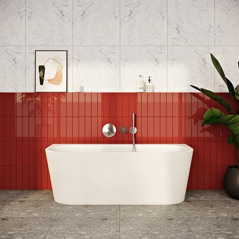 Geo Ванна 180х80 пристенная VITRA 65420006000