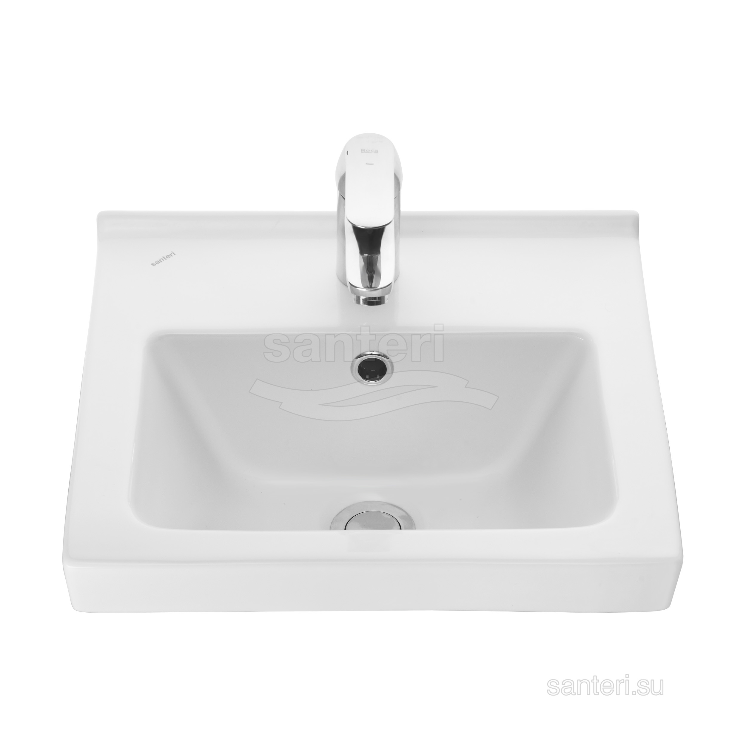 Раковина Santeri Визит 40 с переливом 1.3117.7.S00.11B.0 в магазинах СантехГид