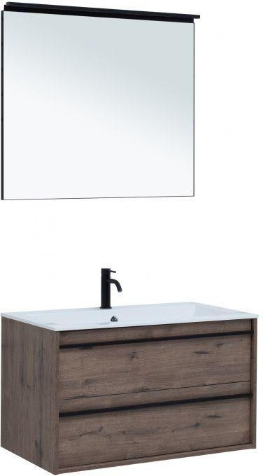 Мебель для ванной Aquanet Lino 90 Дуб Веллингтон