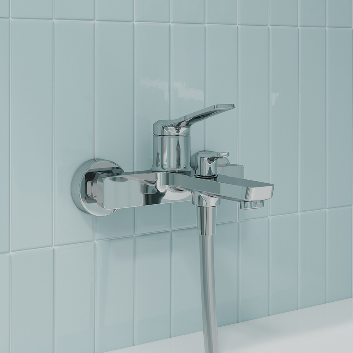 Смеситель для ванны, глянцевый хром, Parker, IDDIS, PARSB02i02WA