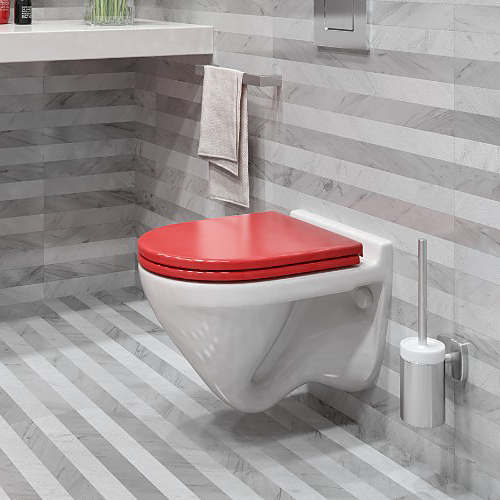 Унитаз подвесной Attica Красный S1