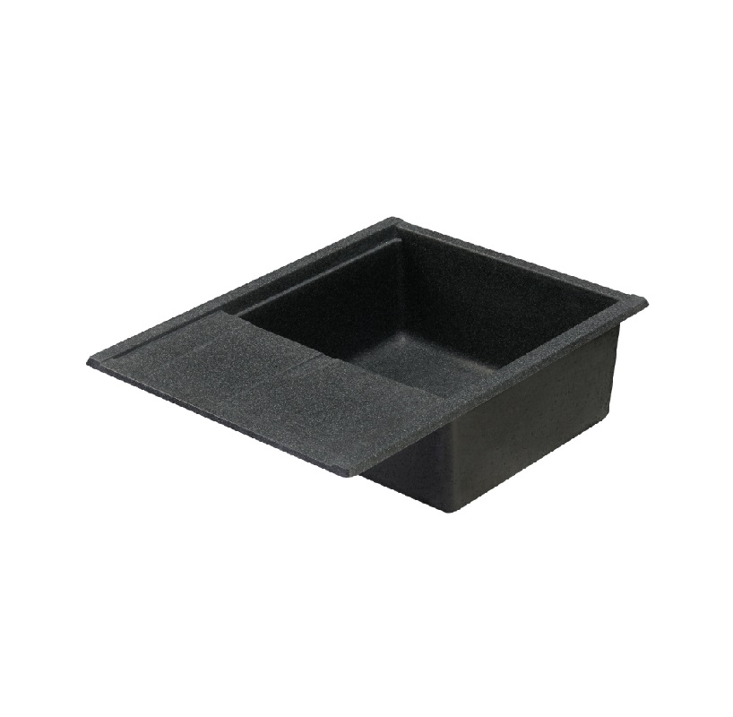 Кухонная мойка AQUATON Делия 65, графит () 1A718632DE210