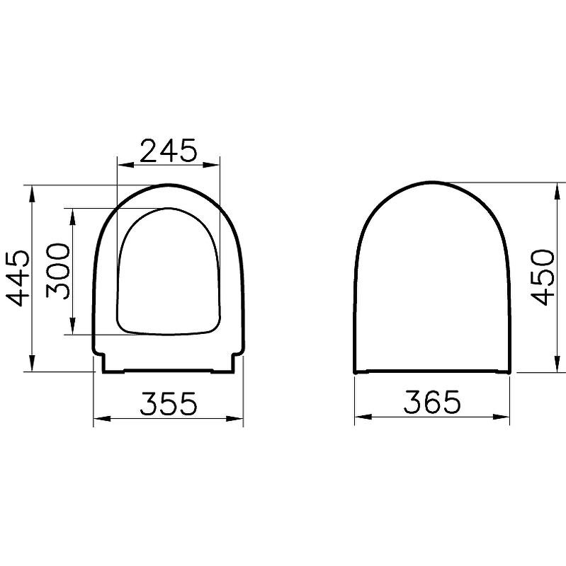 Универсальное сиденье Sento дюропл.,микролифт, съемн VitrA 86-003-009