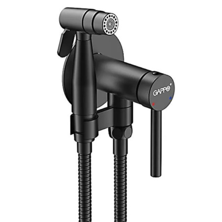 Встраиваемый гигиенический душ черный GAPPO G7206-6