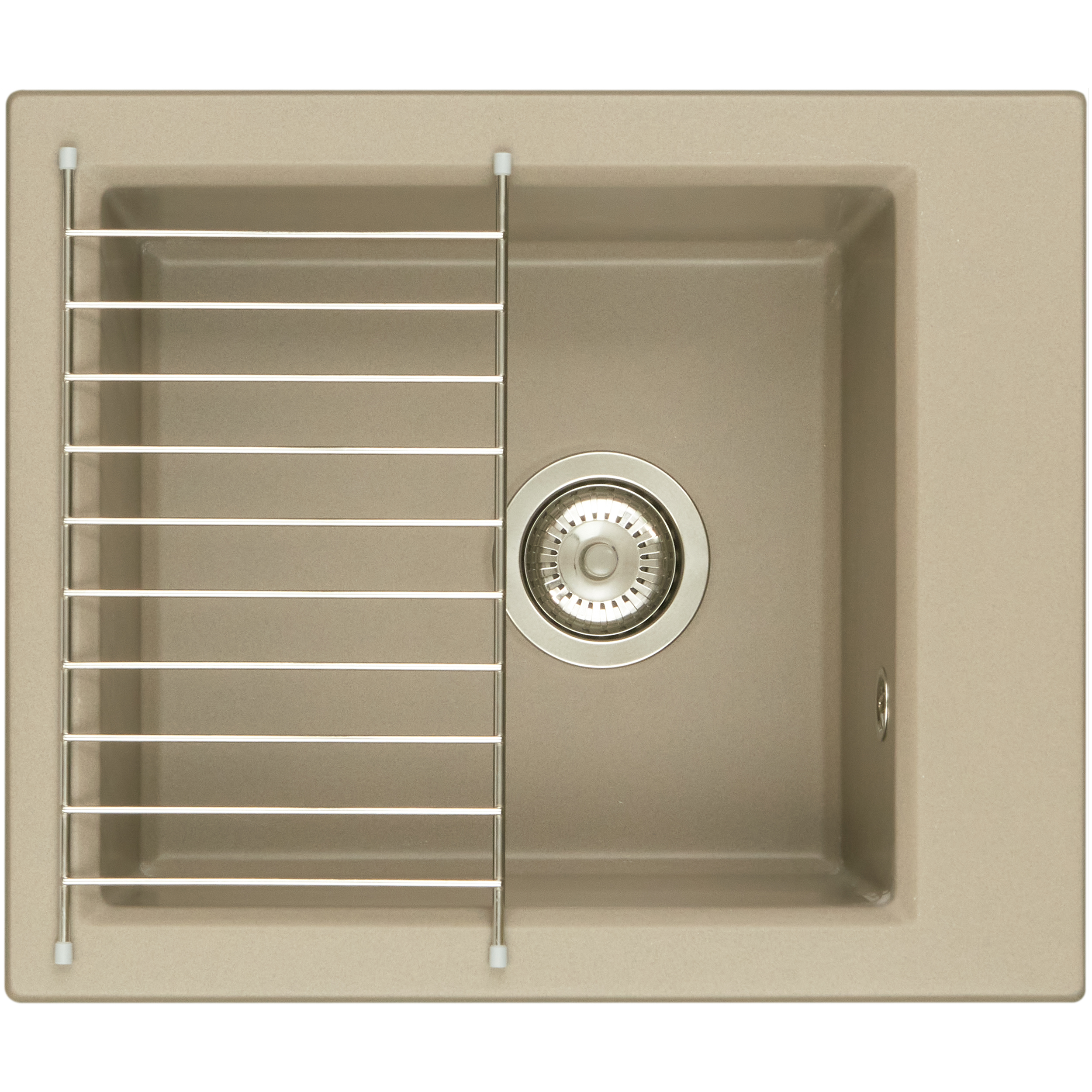 Мойка для кухни AQUATON Линеа 43 серый шёлк 1A732932LW250