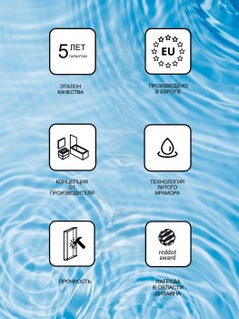Умывальник накладной керамический Ravak UNI 380 S SLIM квадратный XJX01138001 в магазинах СантехГид
