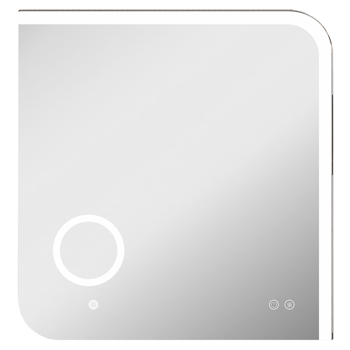 AZARIO зеркало "Golden" влагостойкое с подсветкой+подогрев+линза 700*700 