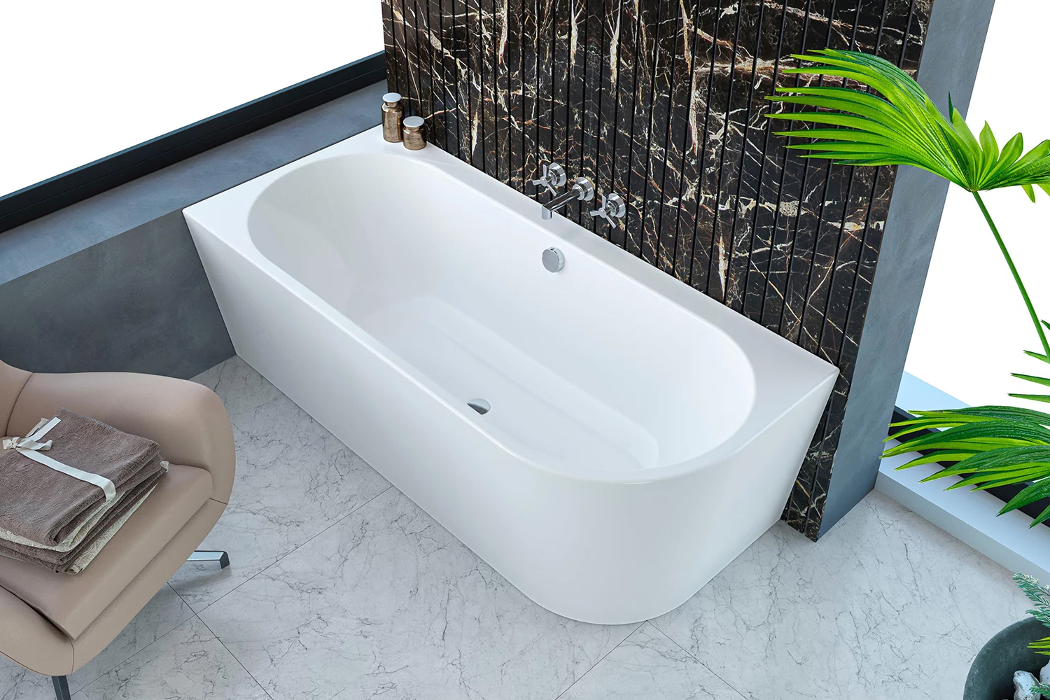 Ванна DREAM SP 180x80 D