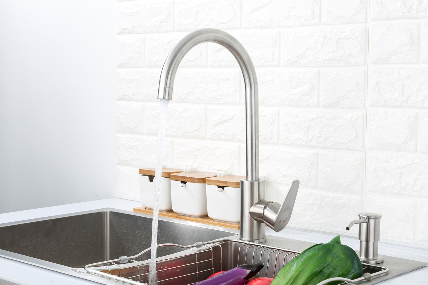 Смеситель для кухни высокий FRAP F4048