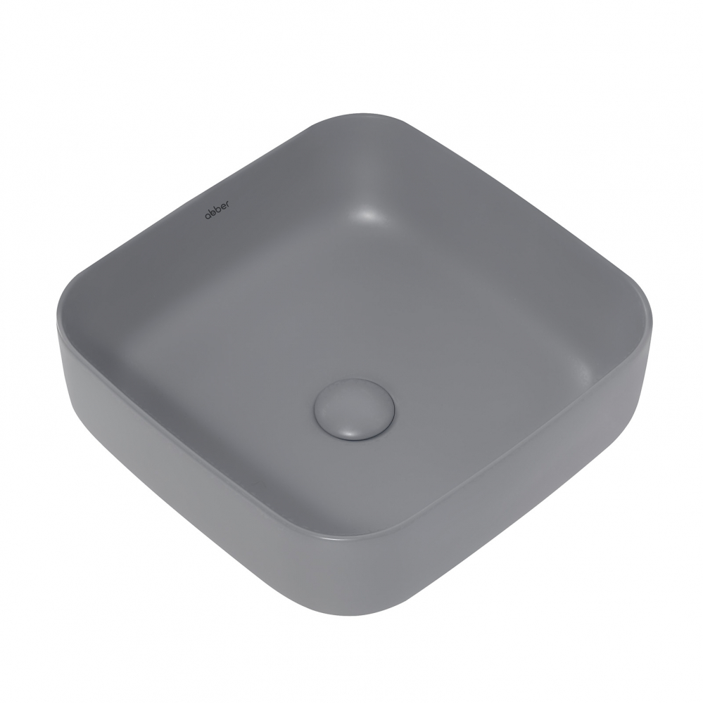 Раковина накладная ABBER Rechteck AC2211MG серая матовая в магазинах СантехГид