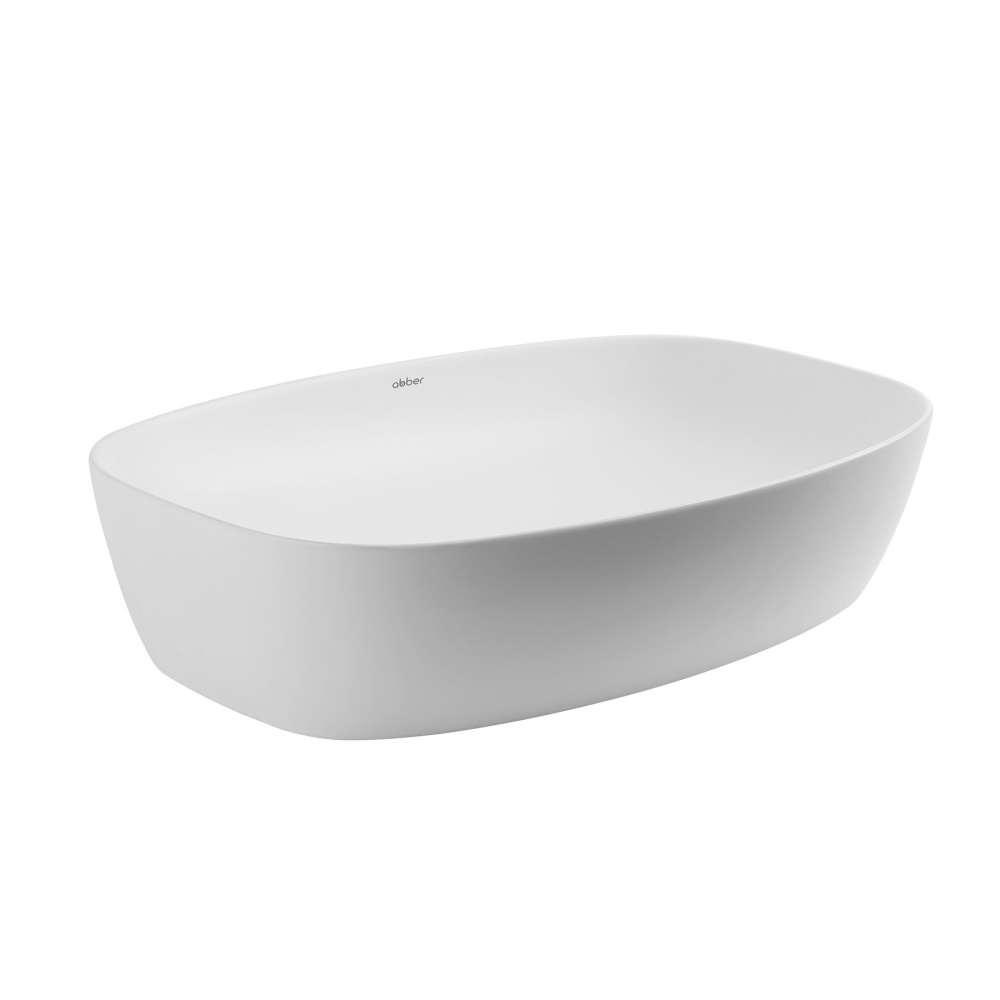Раковина накладная ABBER Rechteck AC2206MW белая матовая в магазинах СантехГид