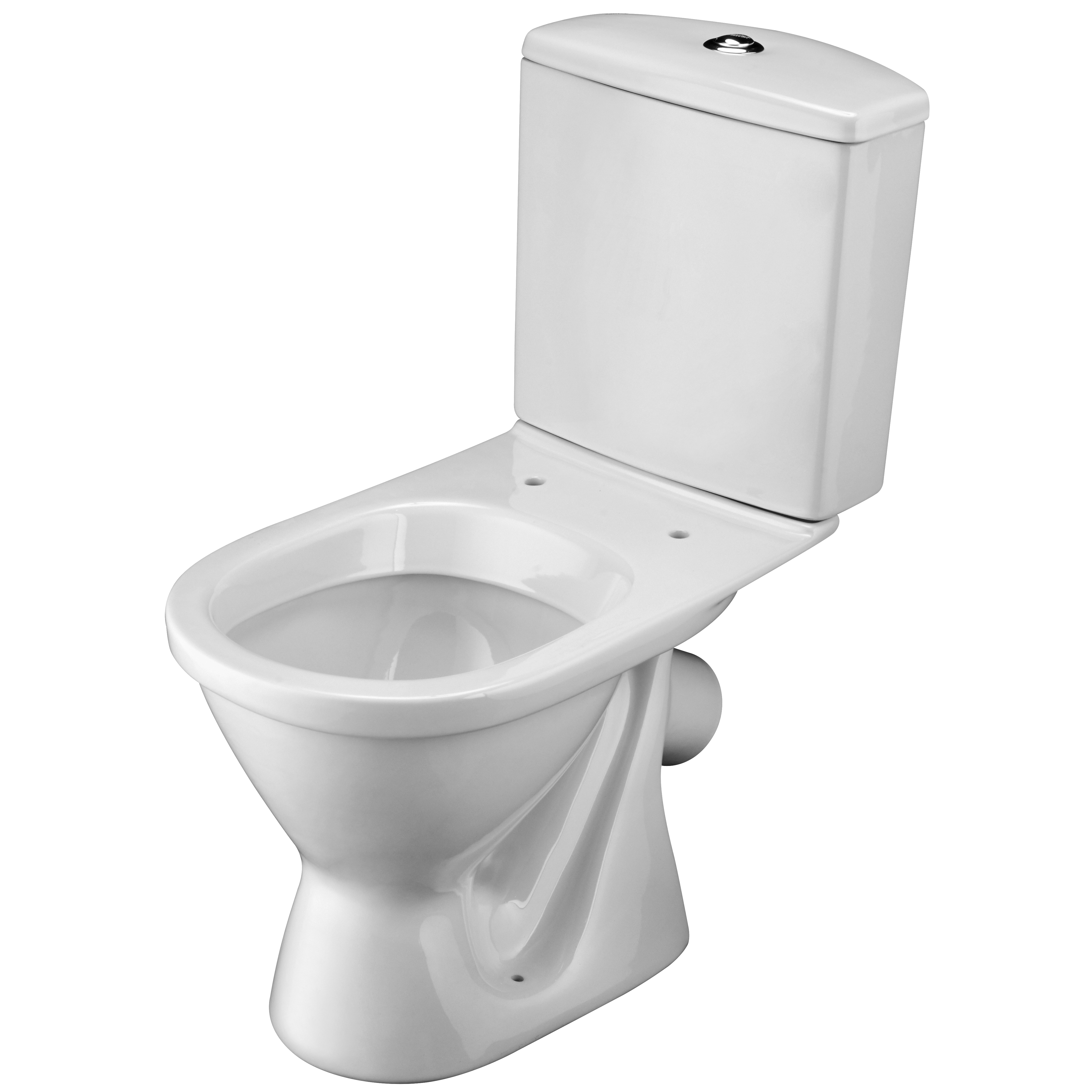 Унитаз-компакт Santek Алькор с диагональным выпуском, эконом- 2 реж., полипропилен, антивсплеск 1WH302196