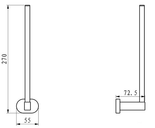 Запасной держатель для туалетной бумаги Ravak CR 420.00, X07P318