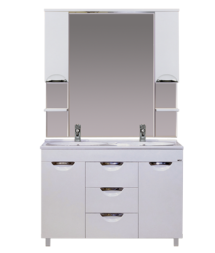 Тумба с раковиной Misty София 120 с 3 ящиками