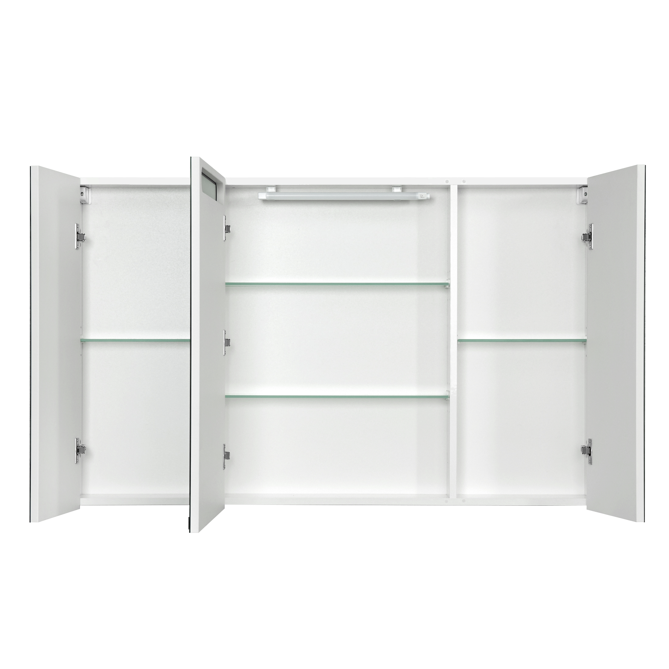 Зеркальный шкаф AQUATON Мадрид 120 со светильником белый 1A113402MA010