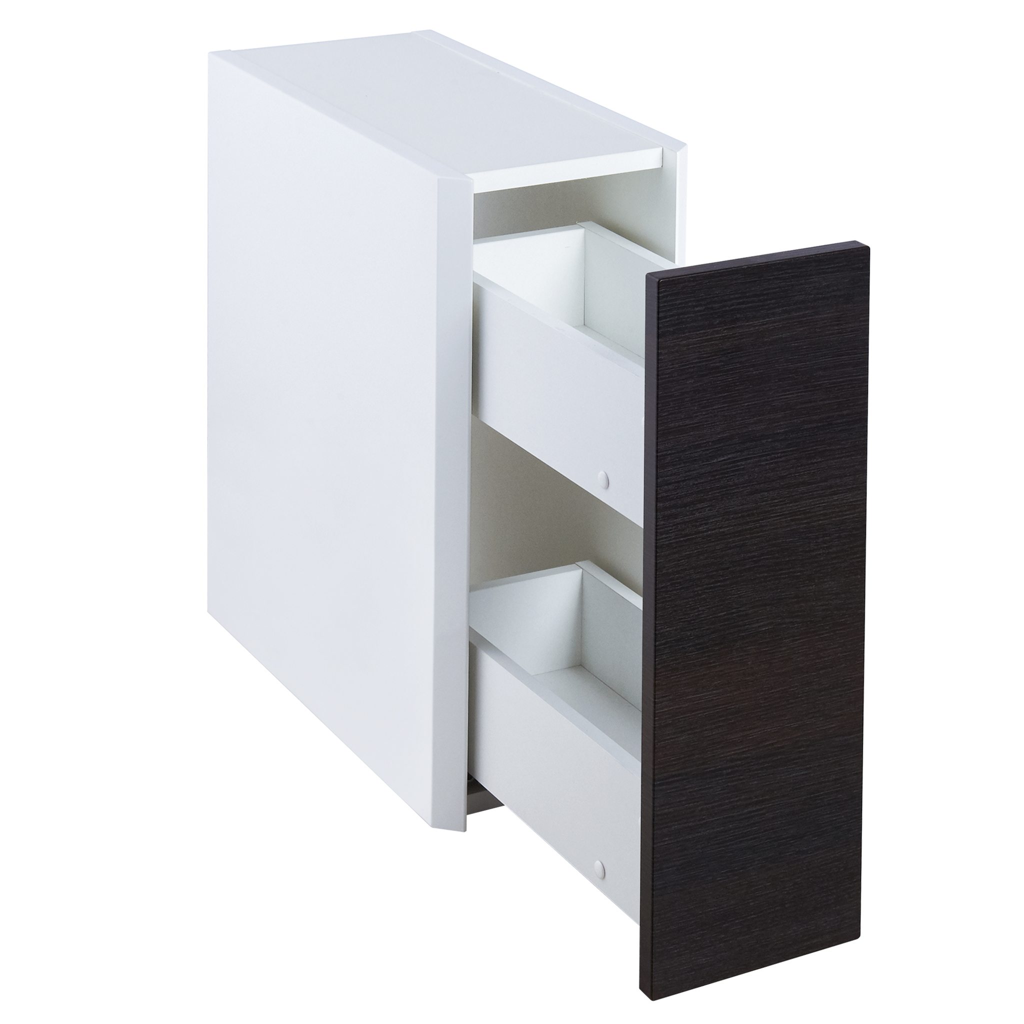 Тумба под столешницу AQUATON Брук 20 с бутылочницей, дуб ферр, 1A201703BCDF0