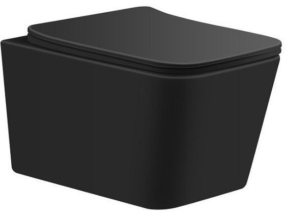 Унитаз подвесной Aquanet Tavr Rimless Tavr 2.0 W LX-1907MB Soft Close