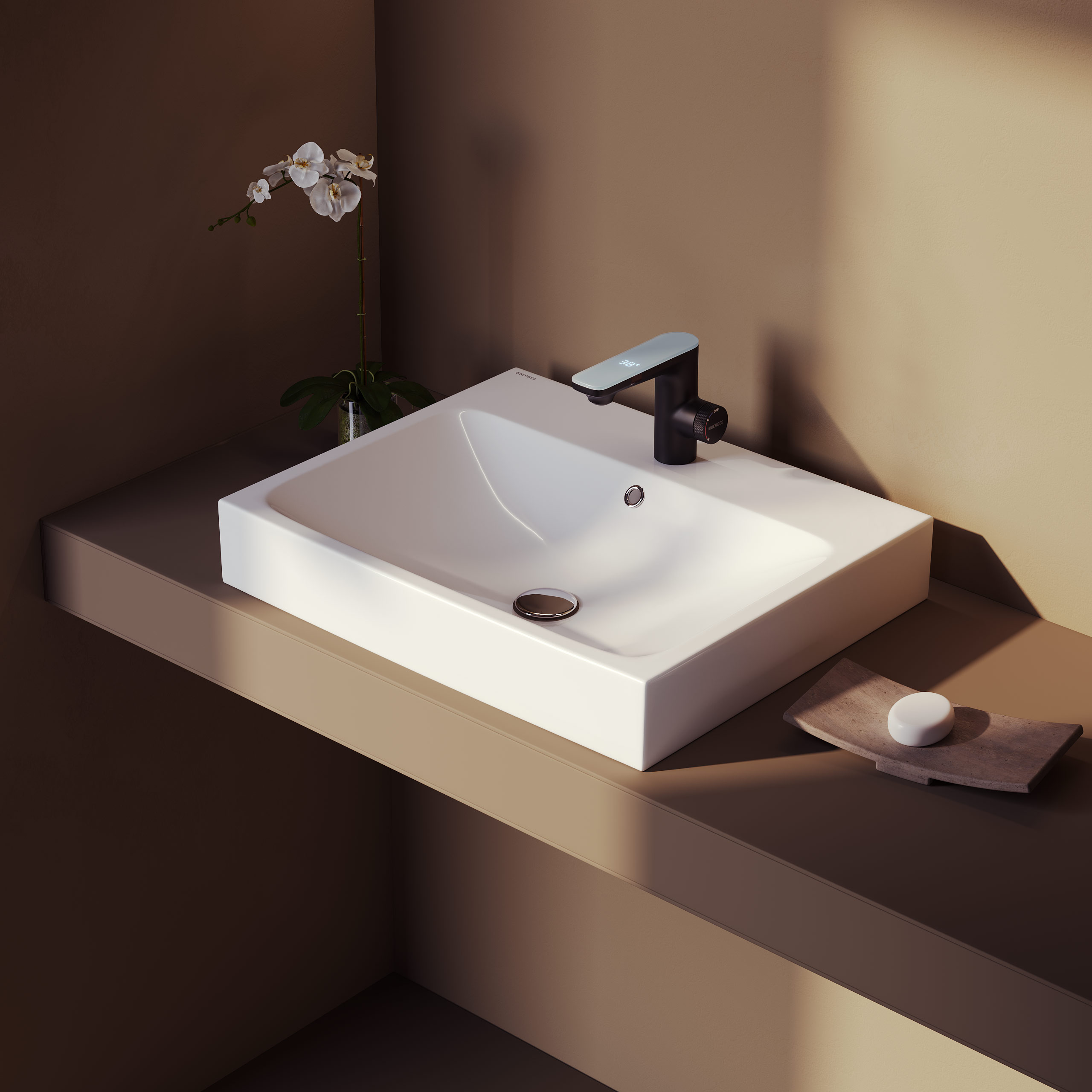 Раковина BERGES Strati, 60х48,5 см в магазинах СантехГид