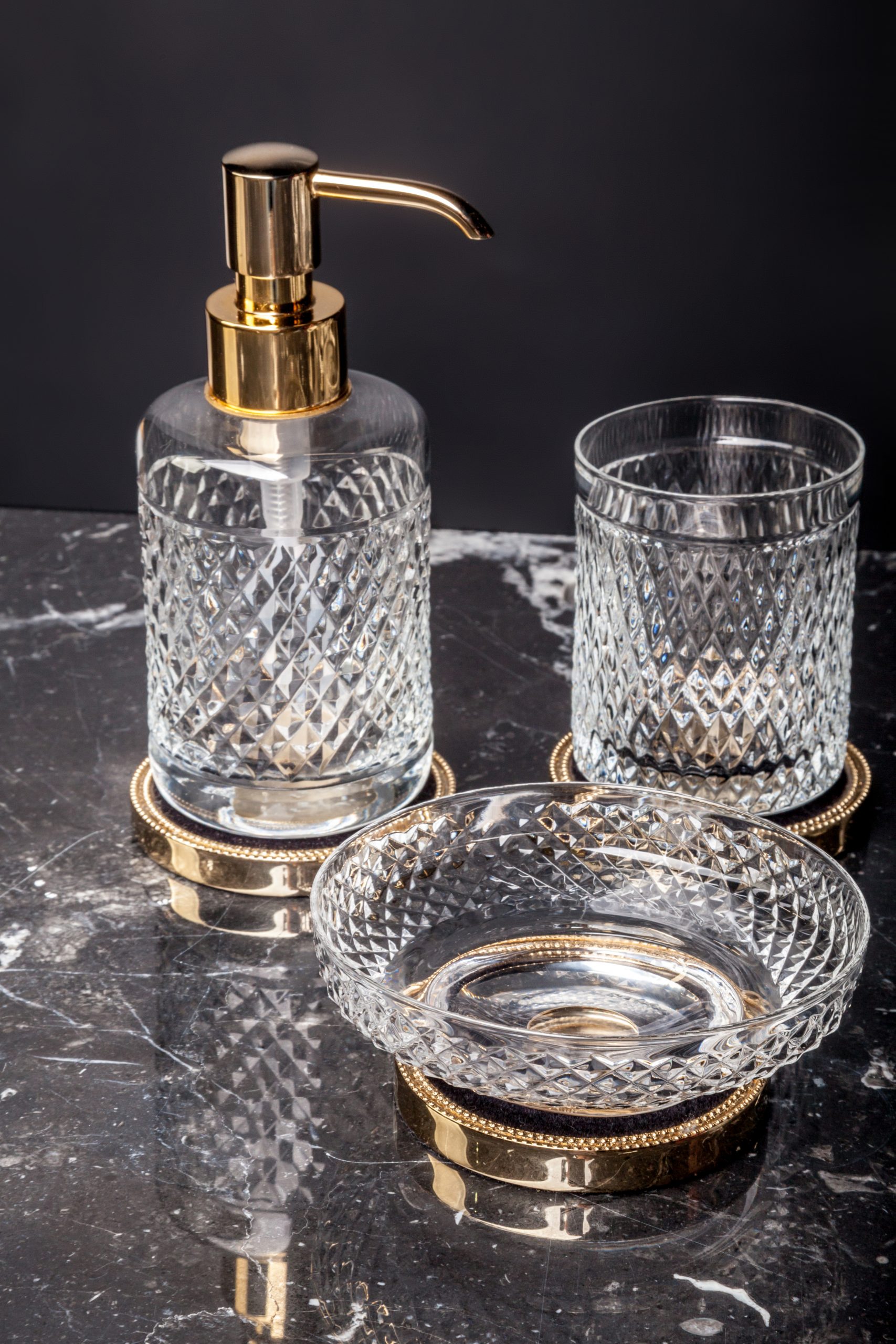 Диспенсер ЗОЛОТО Crystal Luxury Options