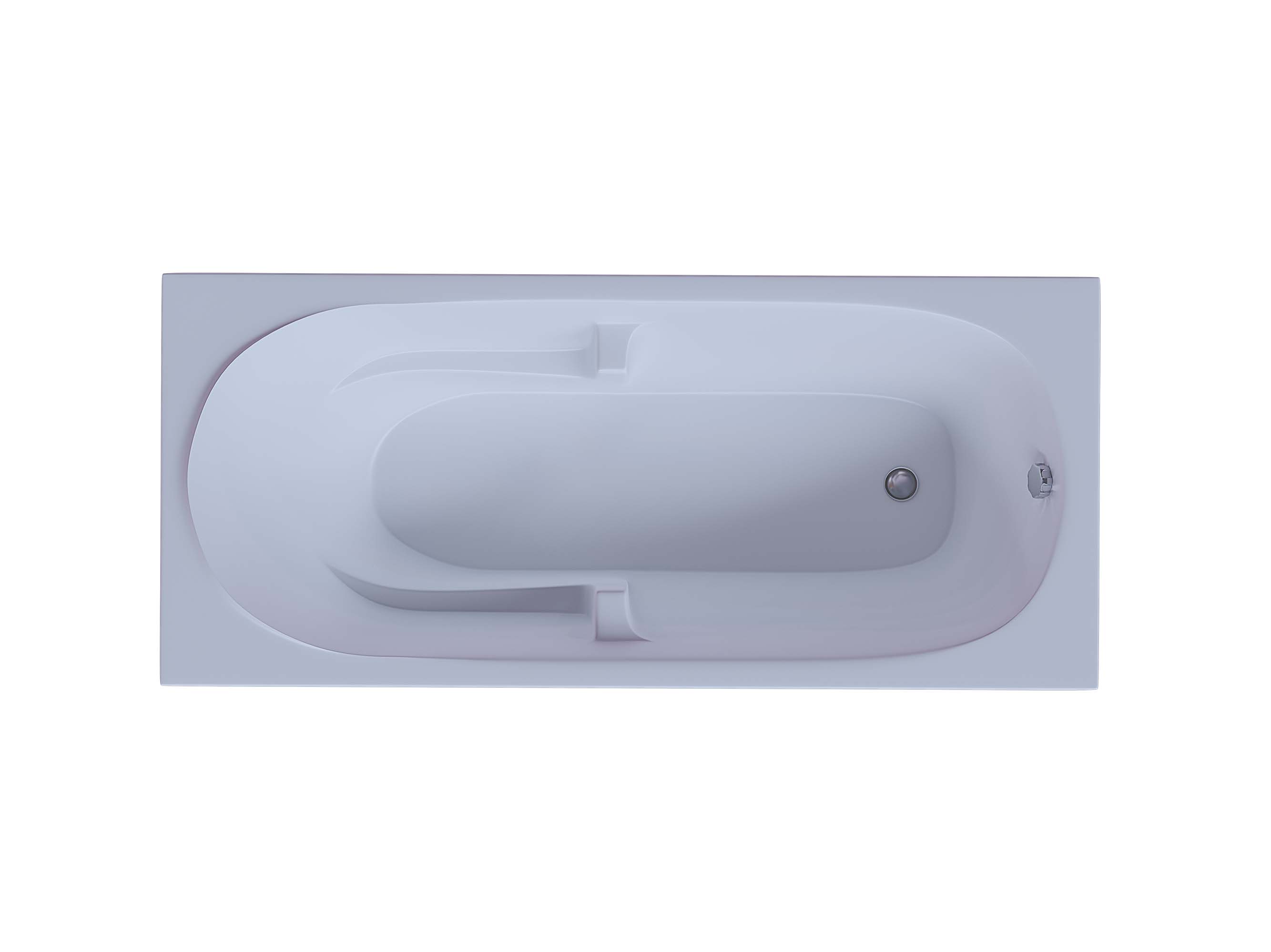 Акриловая ванна Aquatek Лея 170x75 прямоугольная, слив справа, с каркасом и экраном, без гидромассажа