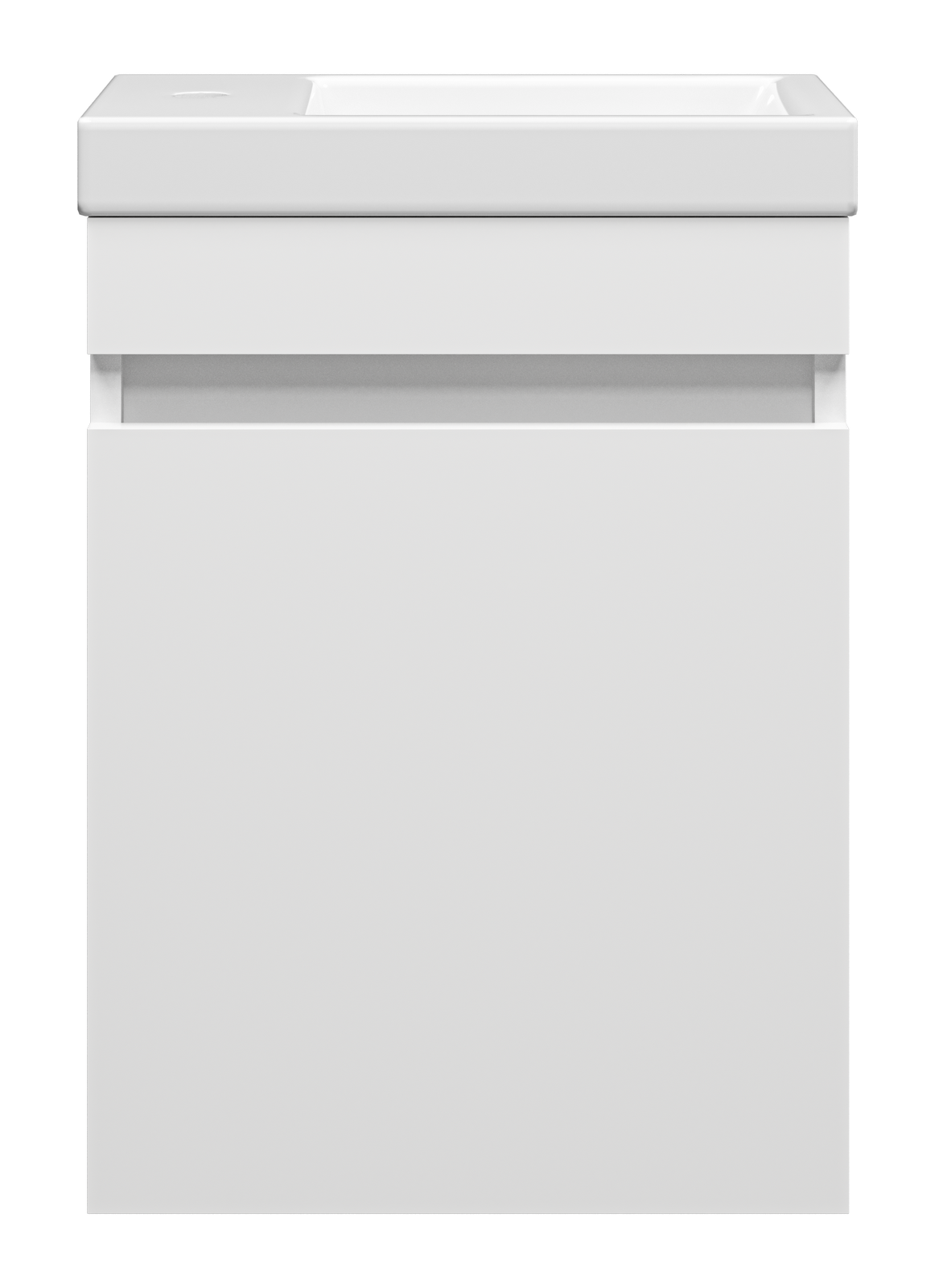 Тумба под раковину Misty Эко Мини 40 универсальная подвесная