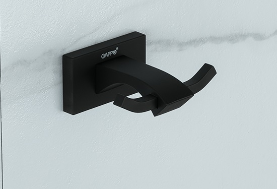 Крючок двойной черный GAPPO G0705-26